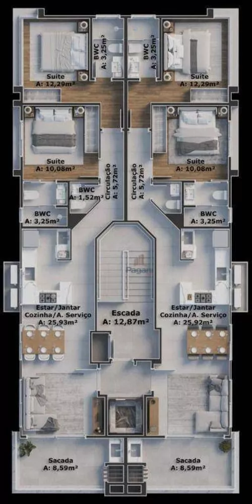 Apartamento, 2 quartos, 80 m² - Foto 9