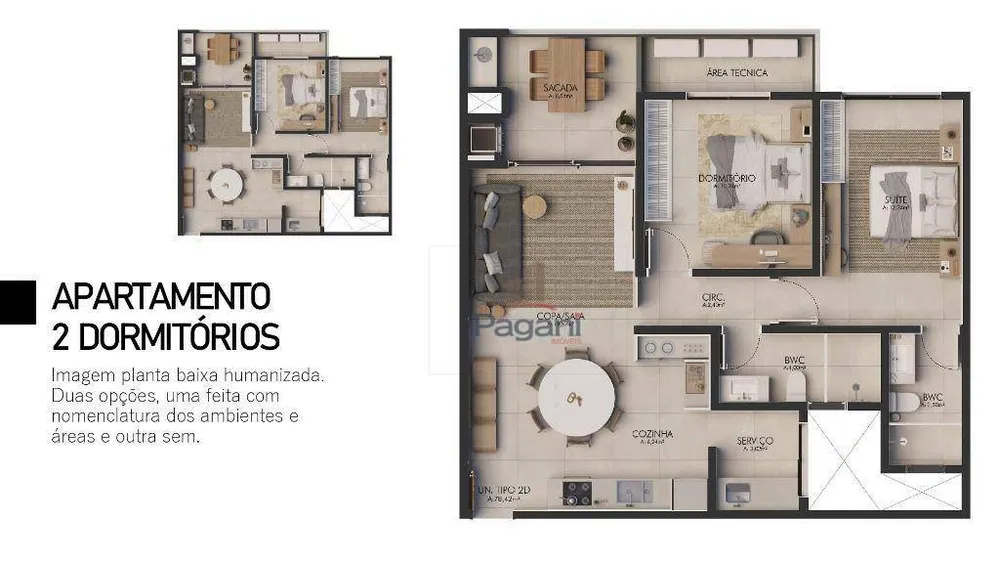Apartamento, 2 quartos, 82 m² - Foto 9