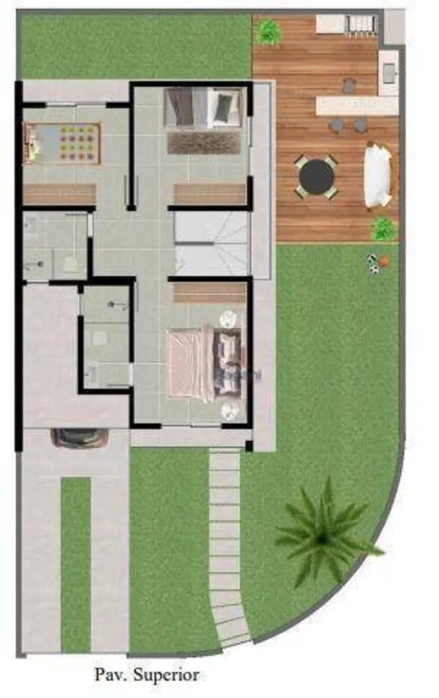 Sobrado, 3 quartos, 99 m² - Foto 1