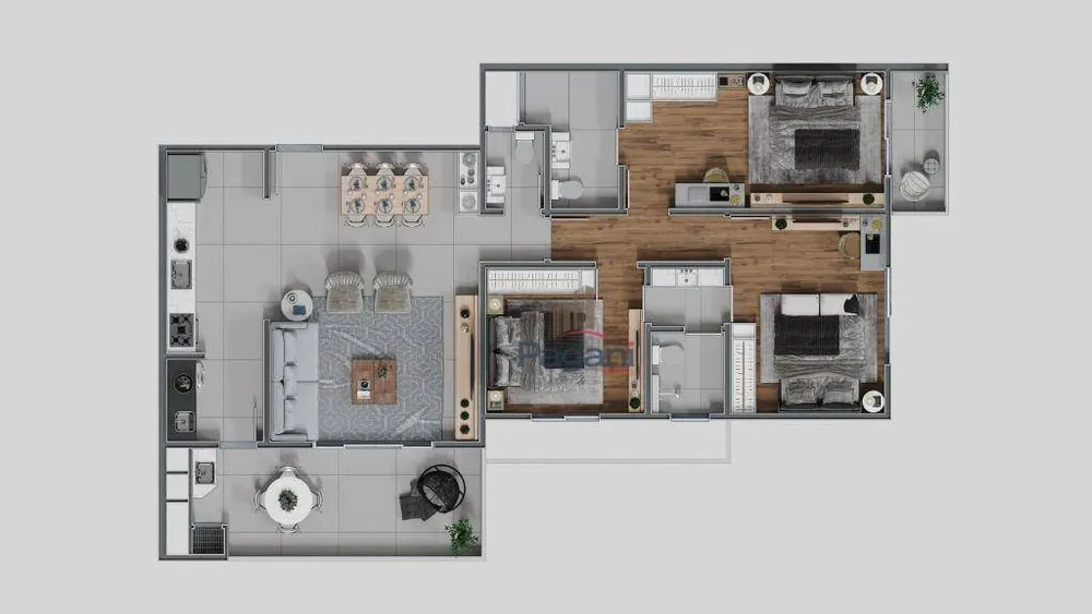 Apartamento, 2 quartos, 100 m² - Foto 21