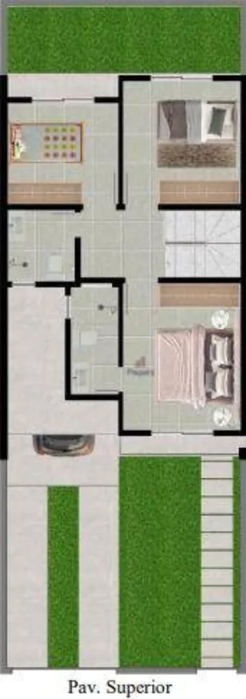 Sobrado, 3 quartos, 99 m² - Foto 1