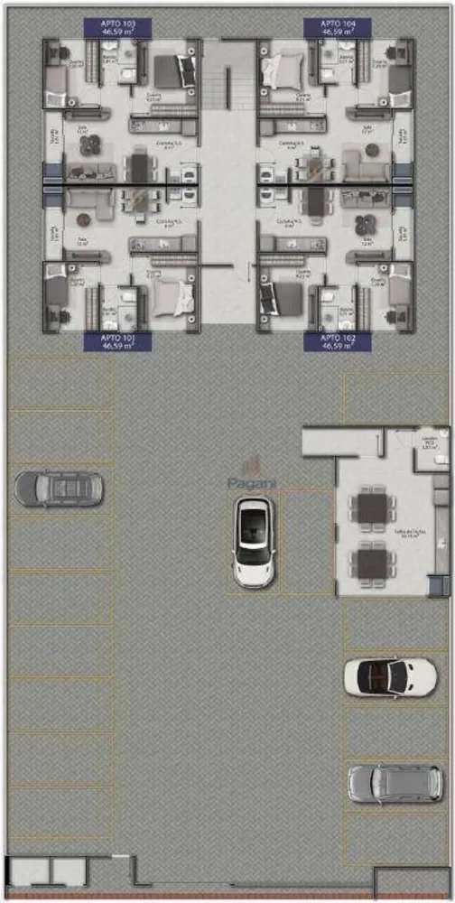 Apartamento, 2 quartos, 46 m² - Foto 7