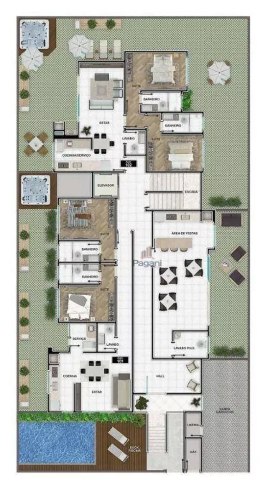 Apartamento, 2 quartos, 68 m² - Foto 9