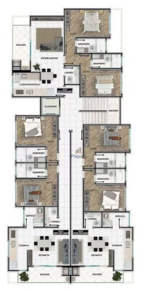 Apartamento, 2 quartos, 68 m² - Foto 5