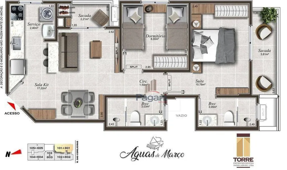 Apartamento, 2 quartos, 65 m² - Foto 17