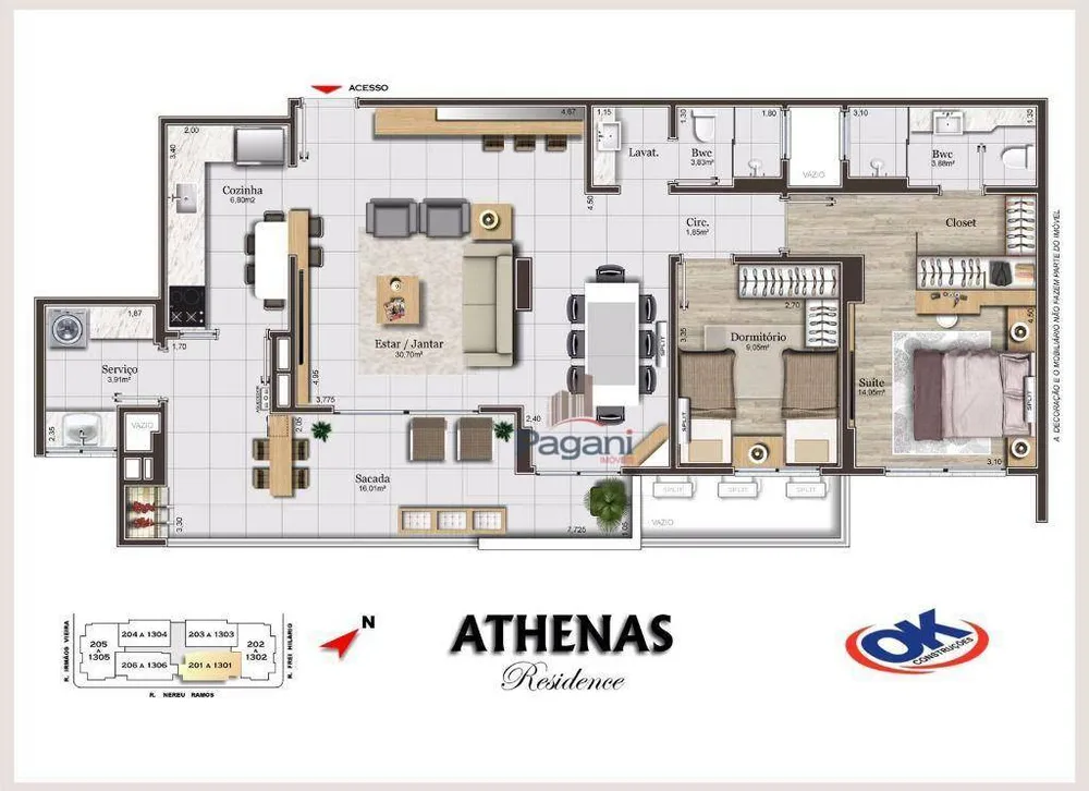 Apartamento, 2 quartos, 89 m² - Foto 22