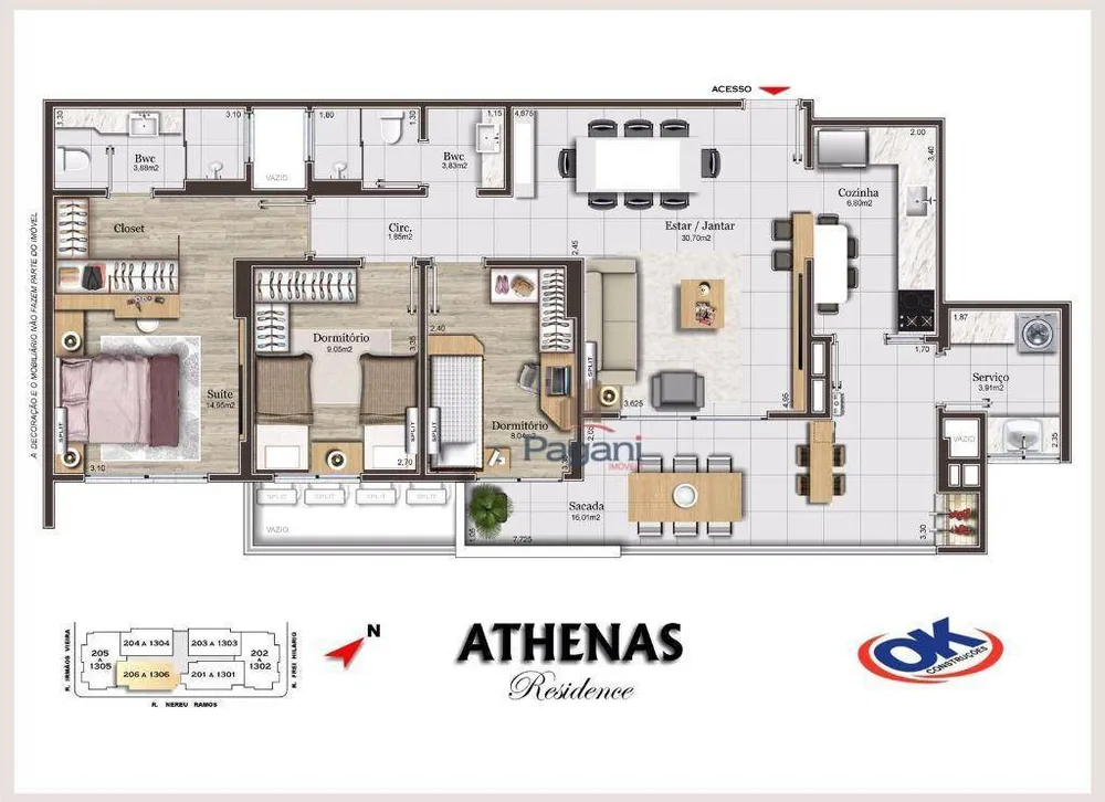 Apartamento, 2 quartos, 89 m² - Foto 19