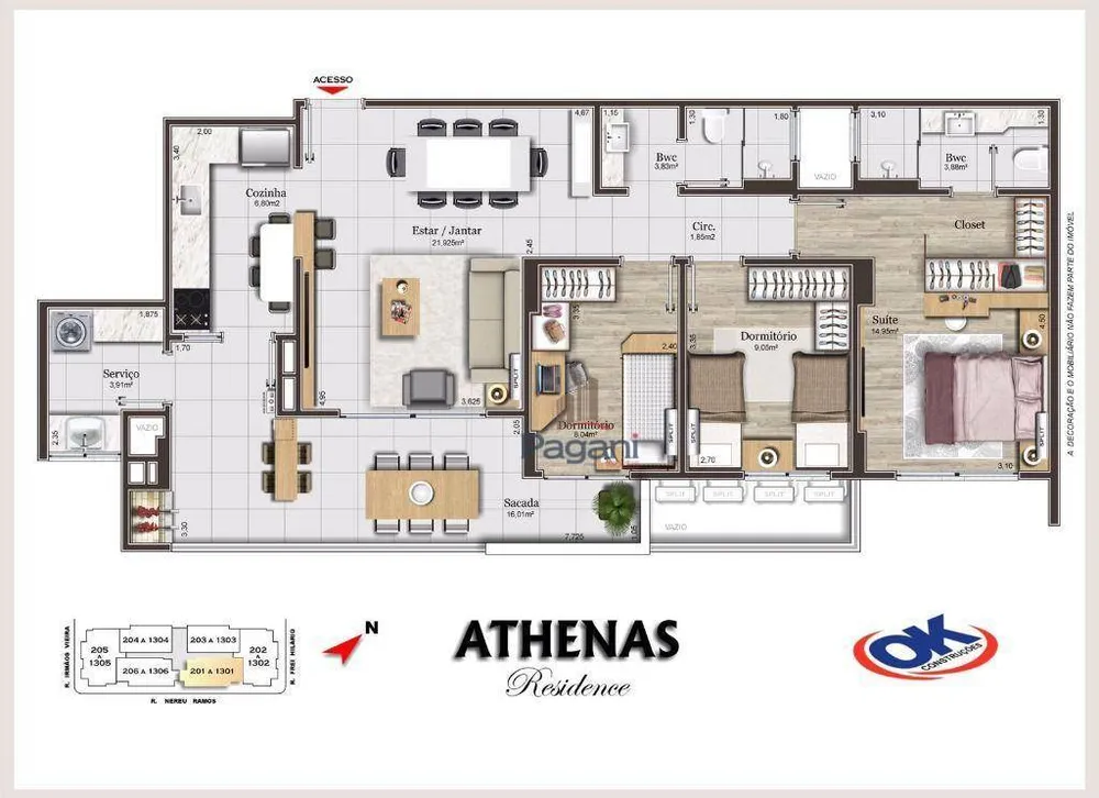 Apartamento, 2 quartos, 89 m² - Foto 16
