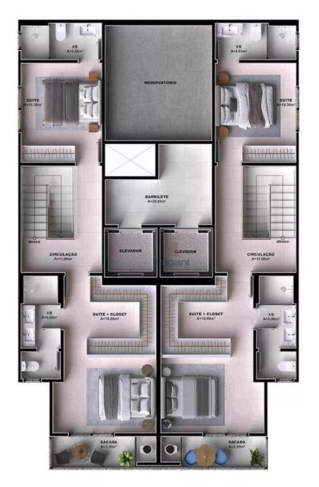 Apartamento, 1 quarto, 77 m² - Foto 6