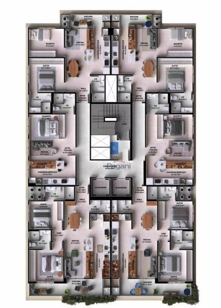 Apartamento, 1 quarto, 77 m² - Foto 9