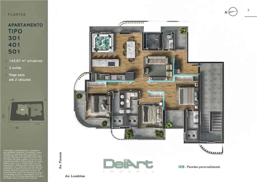 Apartamento, 3 quartos, 142 m² - Foto 16