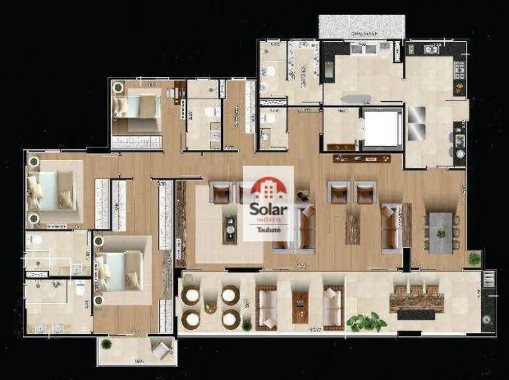 Apartamento, 4 quartos, 211 m² - Foto 4