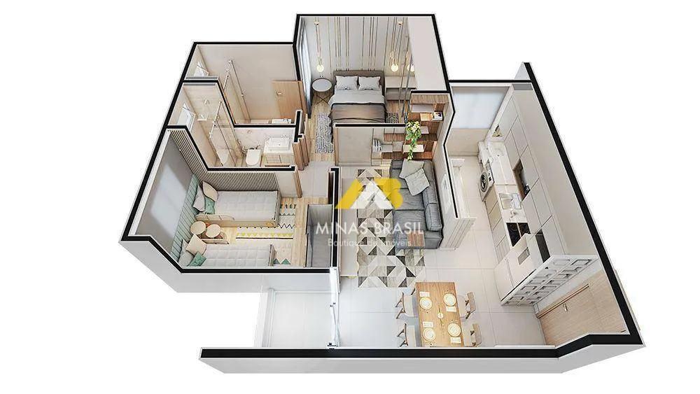 Apartamento, 2 quartos - Foto 4