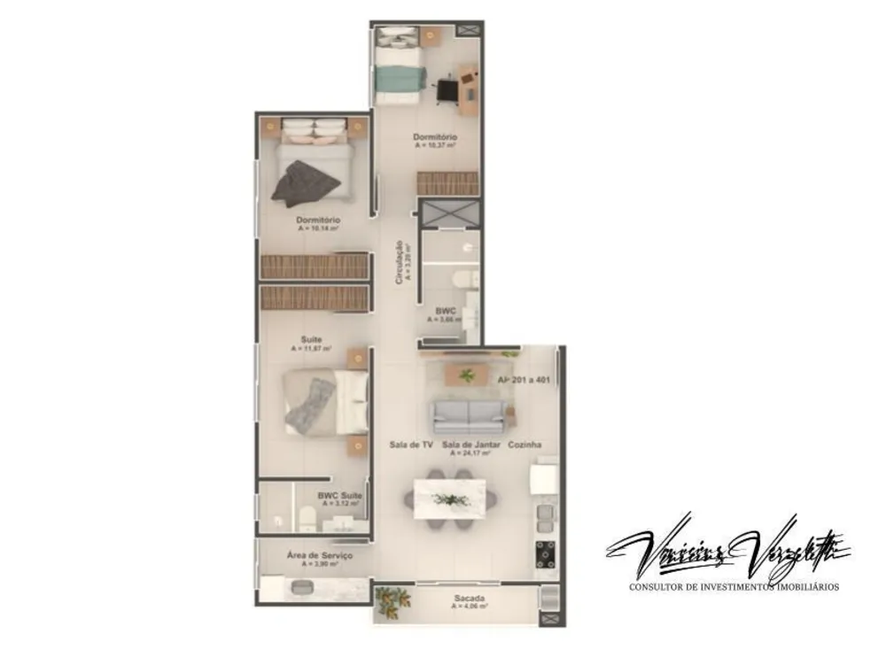 Apartamento, 3 quartos, 86 m² - Foto 12