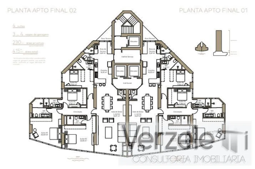 Apartamento, 4 quartos, 230 m² - Foto 8