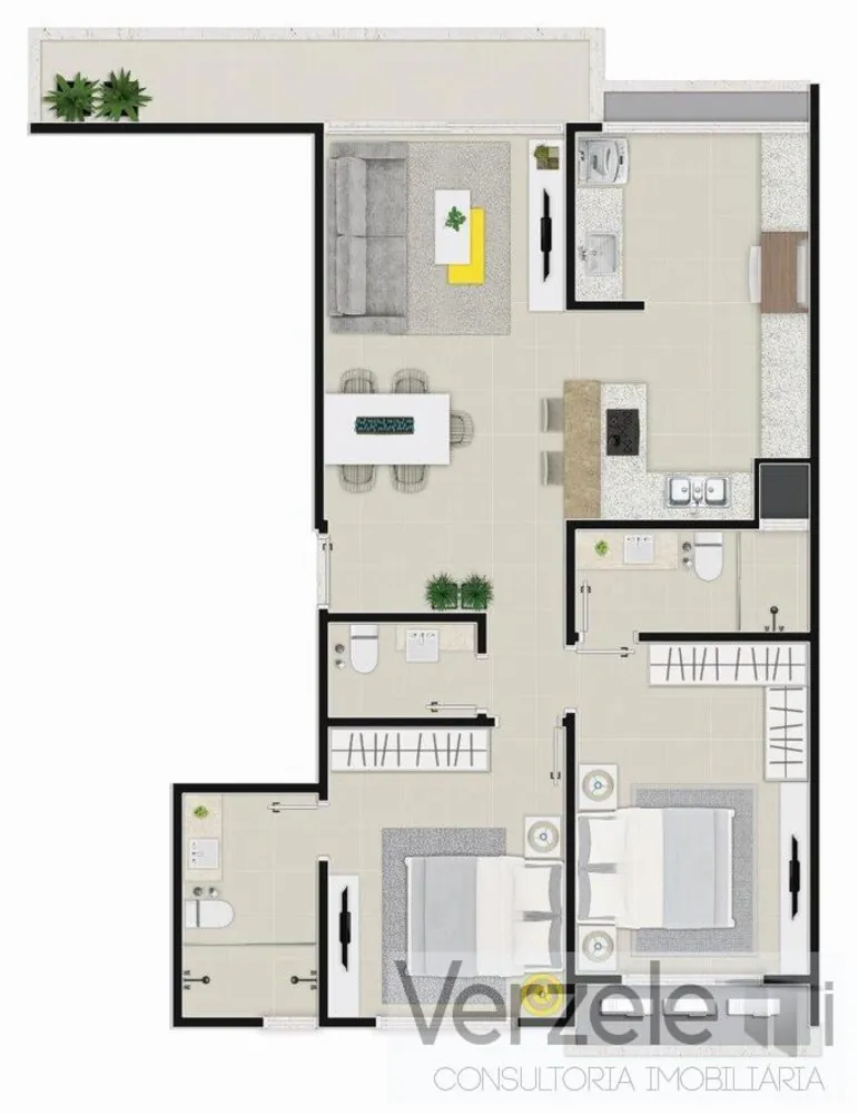 Apartamento, 2 quartos, 92 m² - Foto 5
