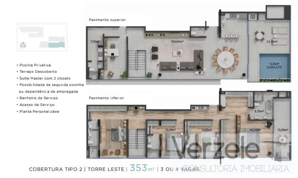 Apartamento, 3 quartos, 126 m² - Foto 8