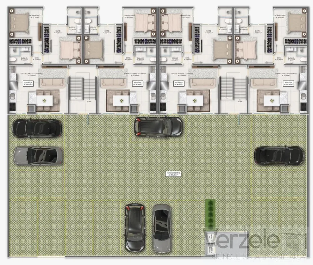 Apartamento, 2 quartos, 61 m² - Foto 6
