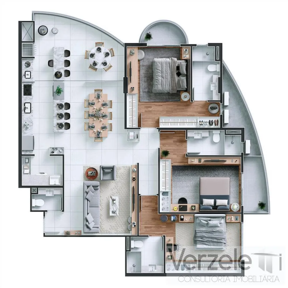 Apartamento, 3 quartos, 151 m² - Foto 11