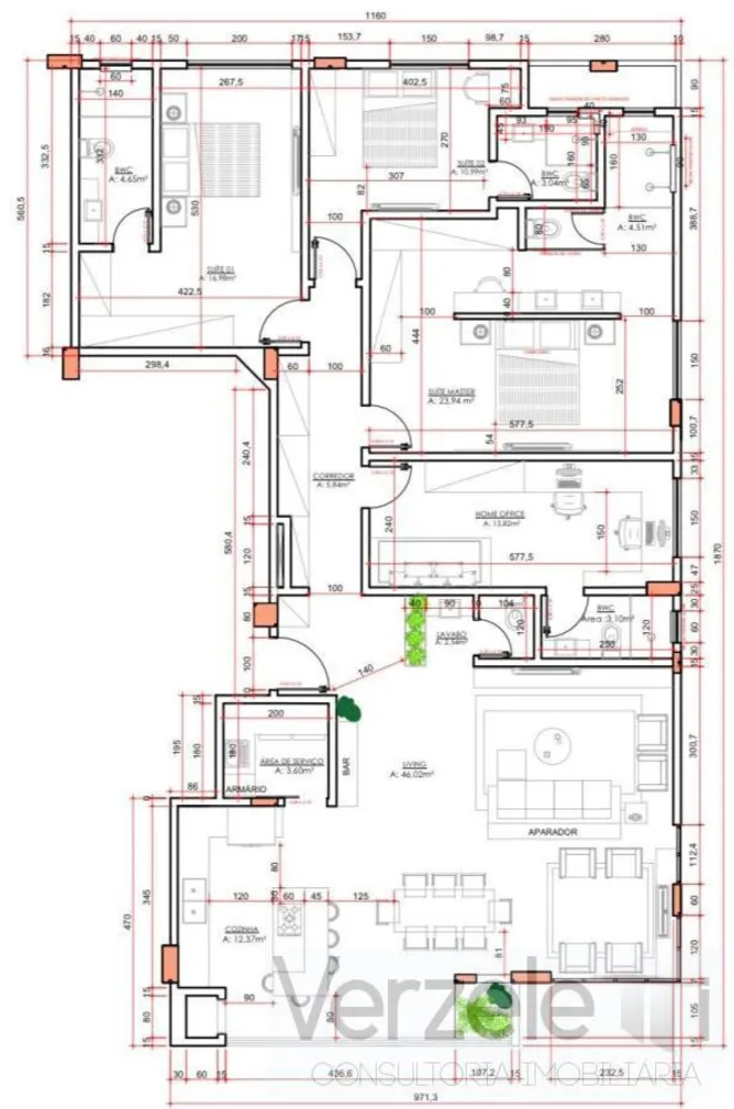 Apartamento, 4 quartos, 173 m² - Foto 15