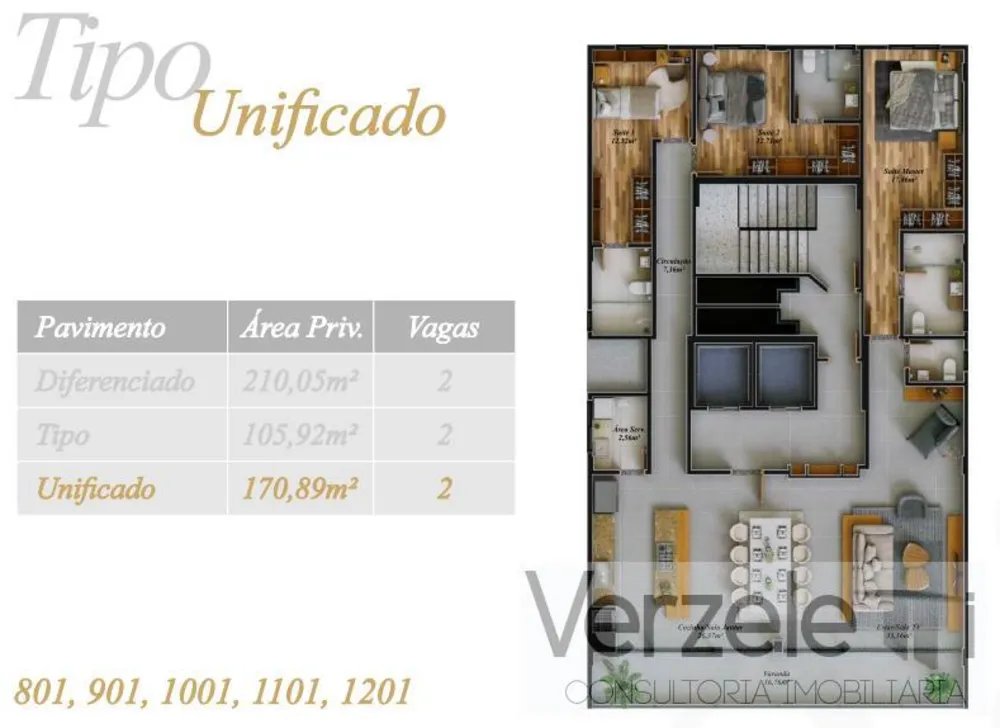 Apartamento, 3 quartos, 105 m² - Foto 1
