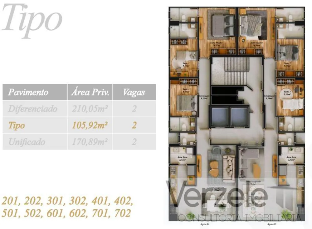 Apartamento, 3 quartos, 105 m² - Foto 8