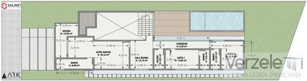 Casa de Condomínio, 3 quartos - Foto 1