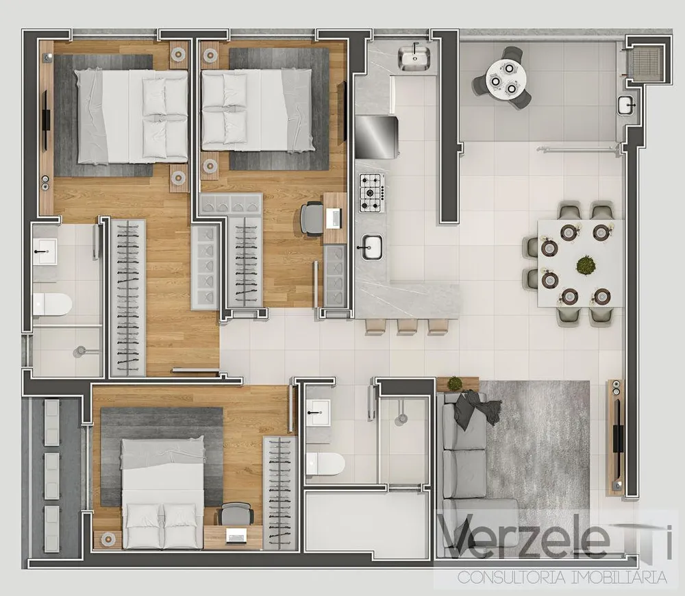 Apartamento, 2 quartos, 73 m² - Foto 12