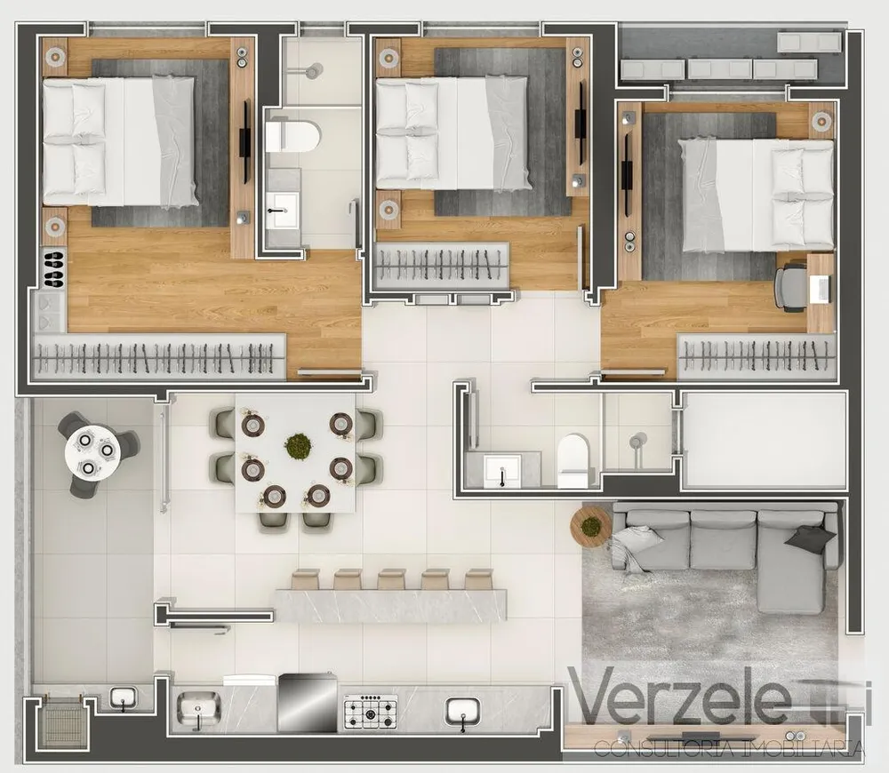 Apartamento, 2 quartos, 73 m² - Foto 11