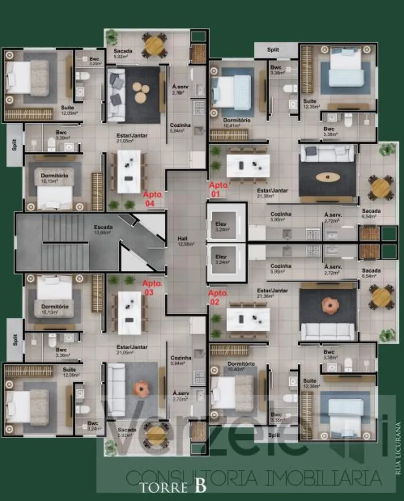 Apartamento, 2 quartos, 78 m² - Foto 12