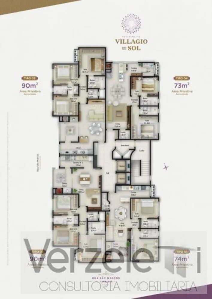 Apartamento, 3 quartos, 90 m² - Foto 2