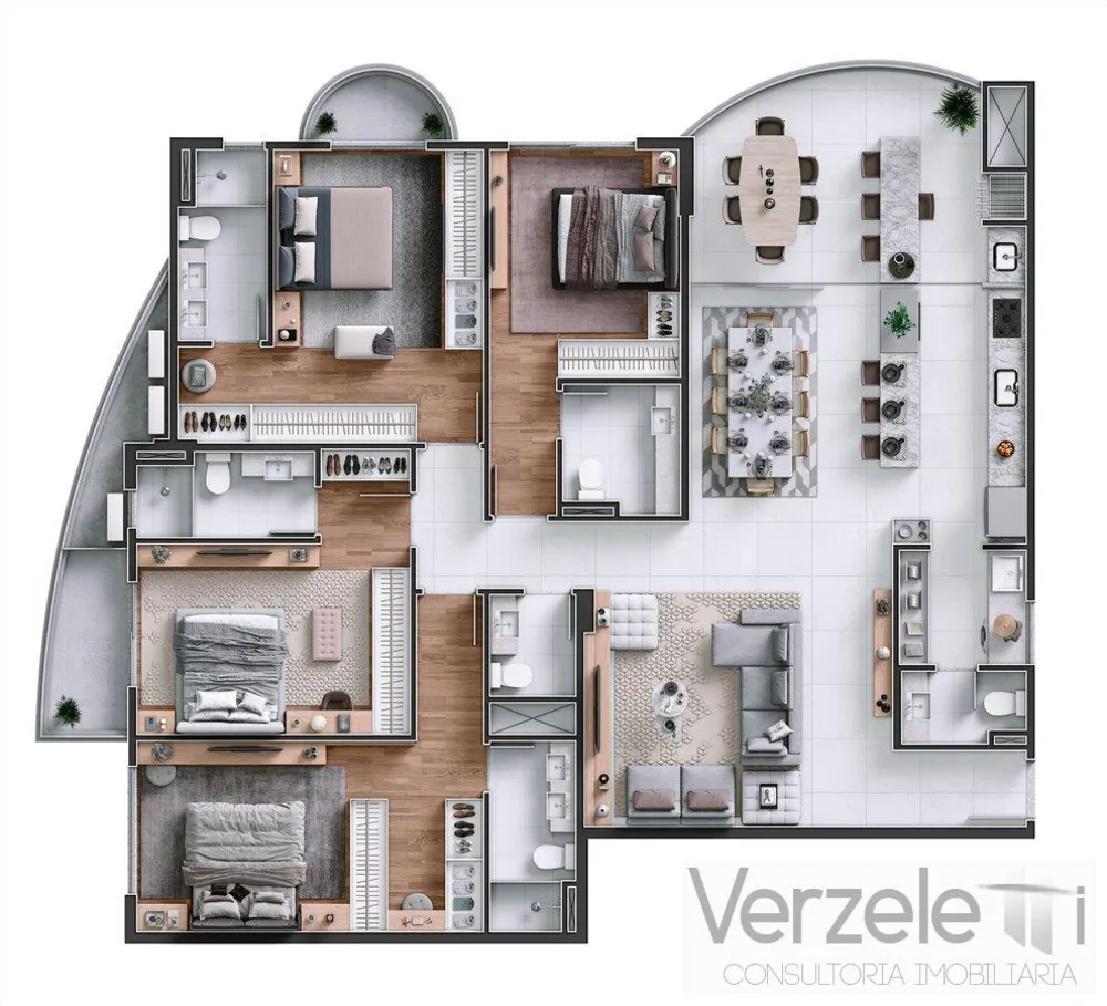 Apartamento, 3 quartos, 151 m² - Foto 5