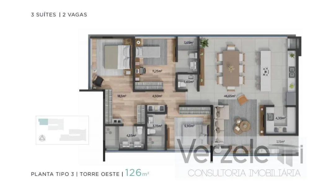 Apartamento, 4 quartos, 176 m² - Foto 7