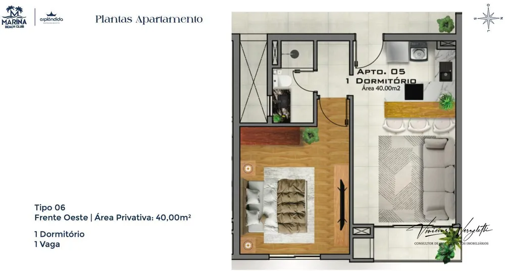 Apartamento, 1 quarto, 40 m² - Foto 12