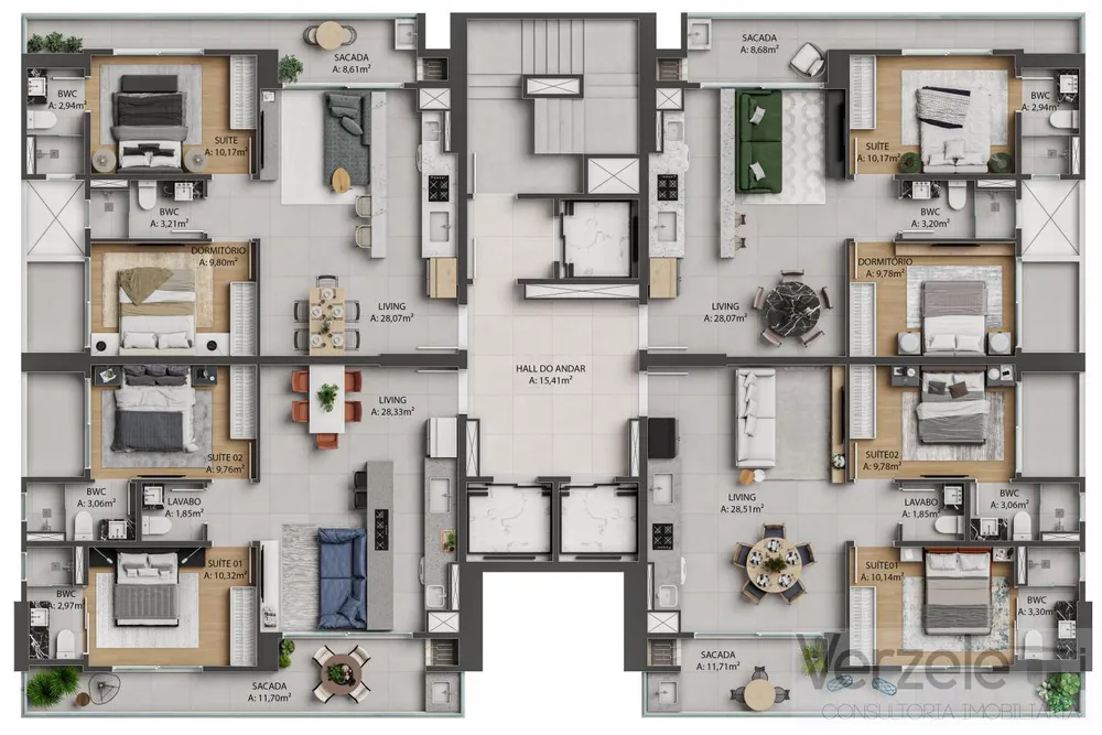 Apartamento, 2 quartos, 77 m² - Foto 14