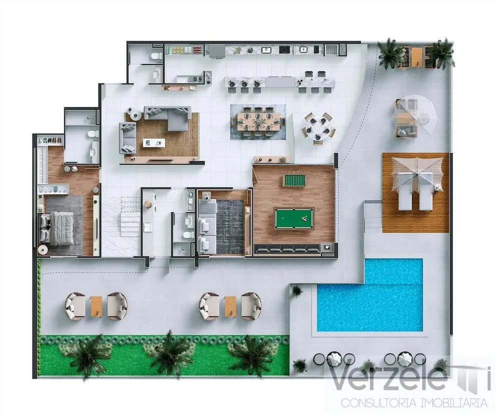 Cobertura, 3 quartos, 304 m² - Foto 2