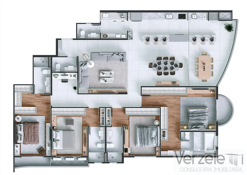 Cobertura, 4 quartos, 361 m² - Foto 5
