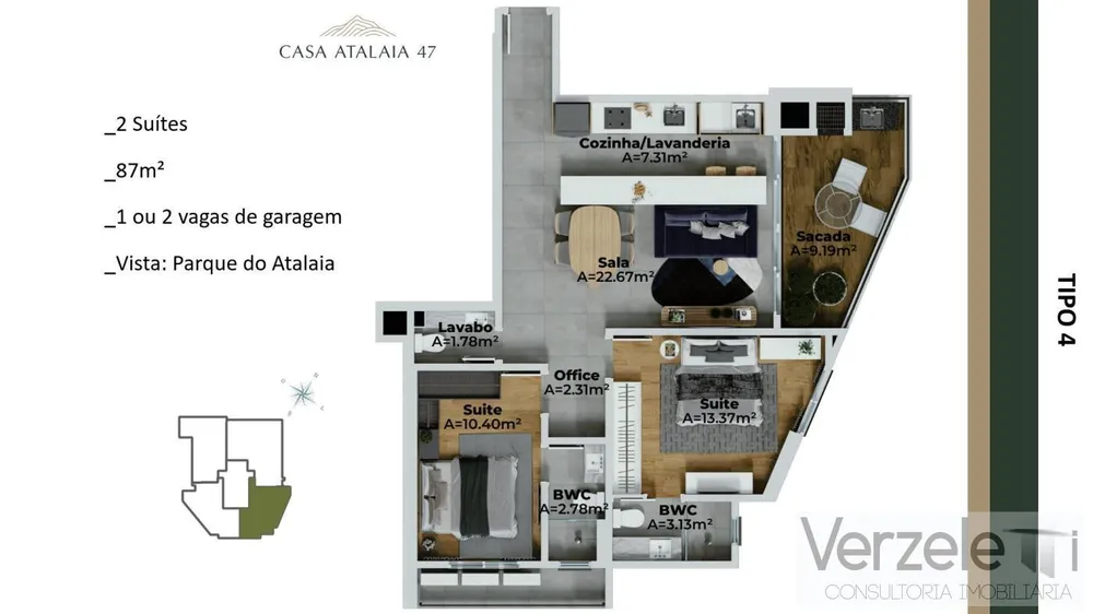 Apartamento, 3 quartos, 125 m² - Foto 6