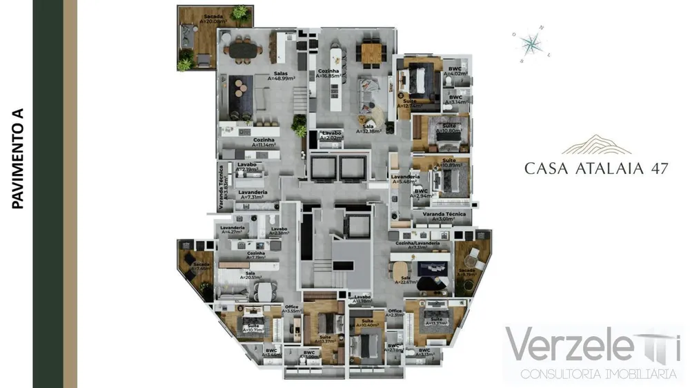 Apartamento, 3 quartos, 125 m² - Foto 3