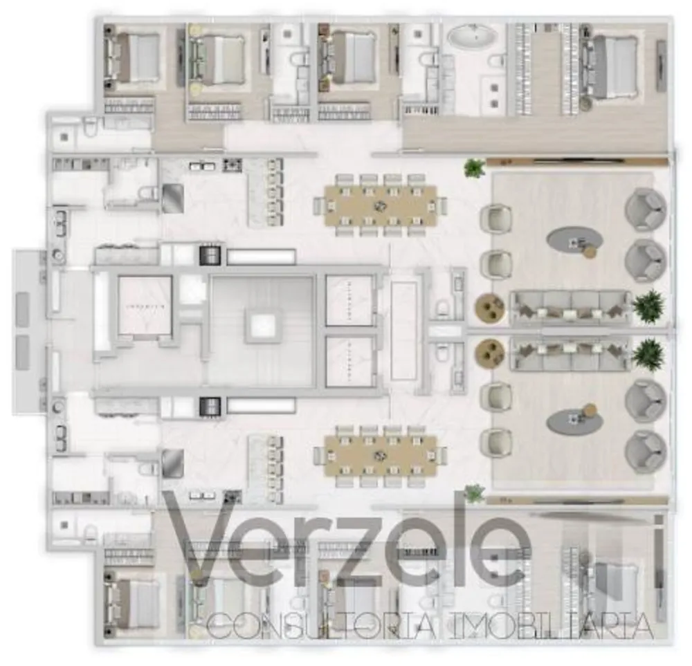 Apartamento, 4 quartos, 201 m² - Foto 1