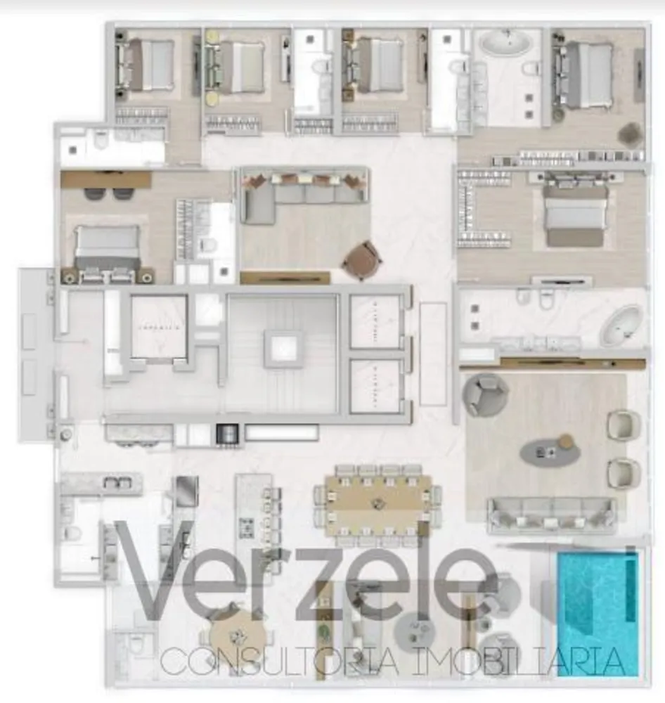 Apartamento, 4 quartos, 201 m² - Foto 3
