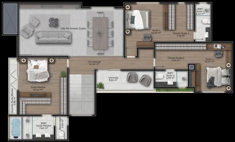 Casa de Condomínio, 4 quartos - Foto 7