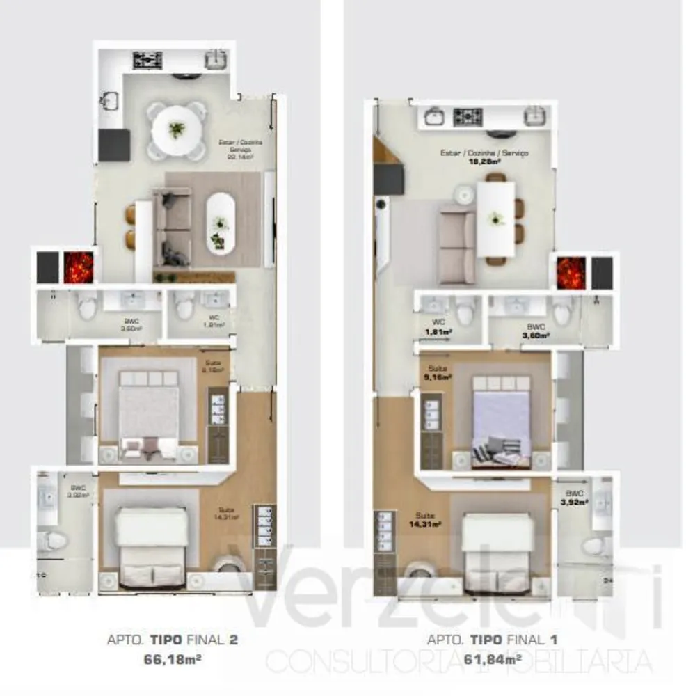 Apartamento, 2 quartos, 70 m² - Foto 4