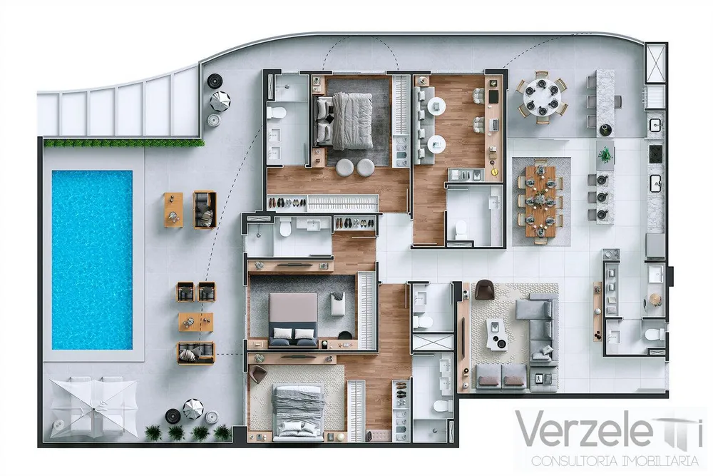 Apartamento, 4 quartos, 180 m² - Foto 12