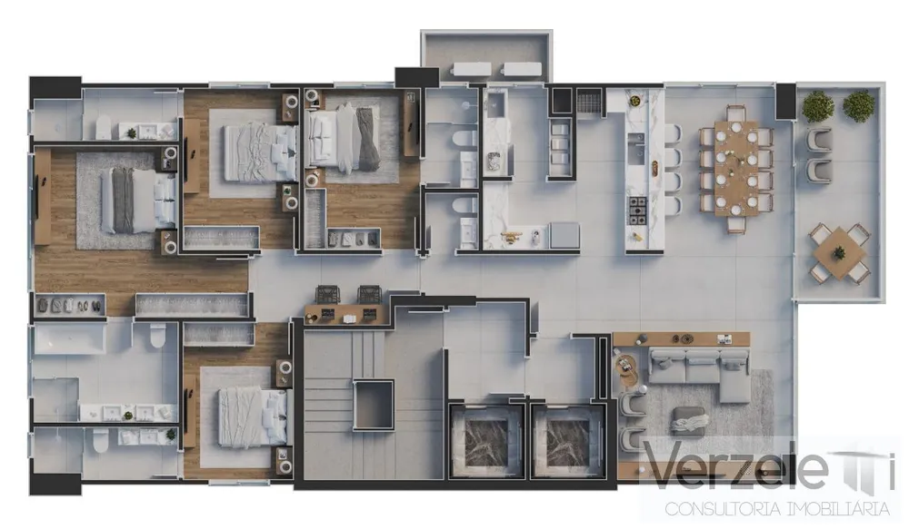 Apartamento, 4 quartos, 180 m² - Foto 10