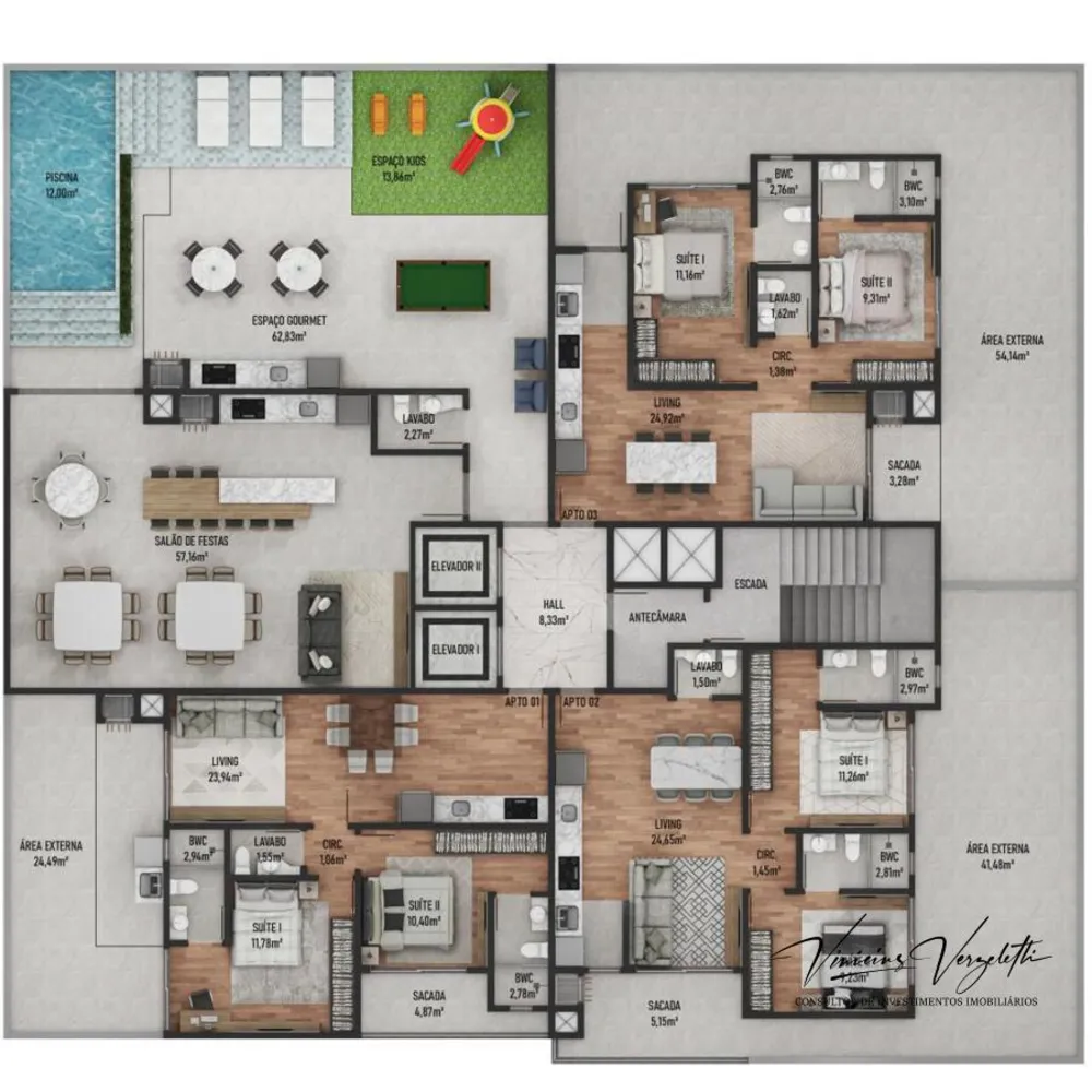 Apartamento, 2 quartos, 68 m² - Foto 13