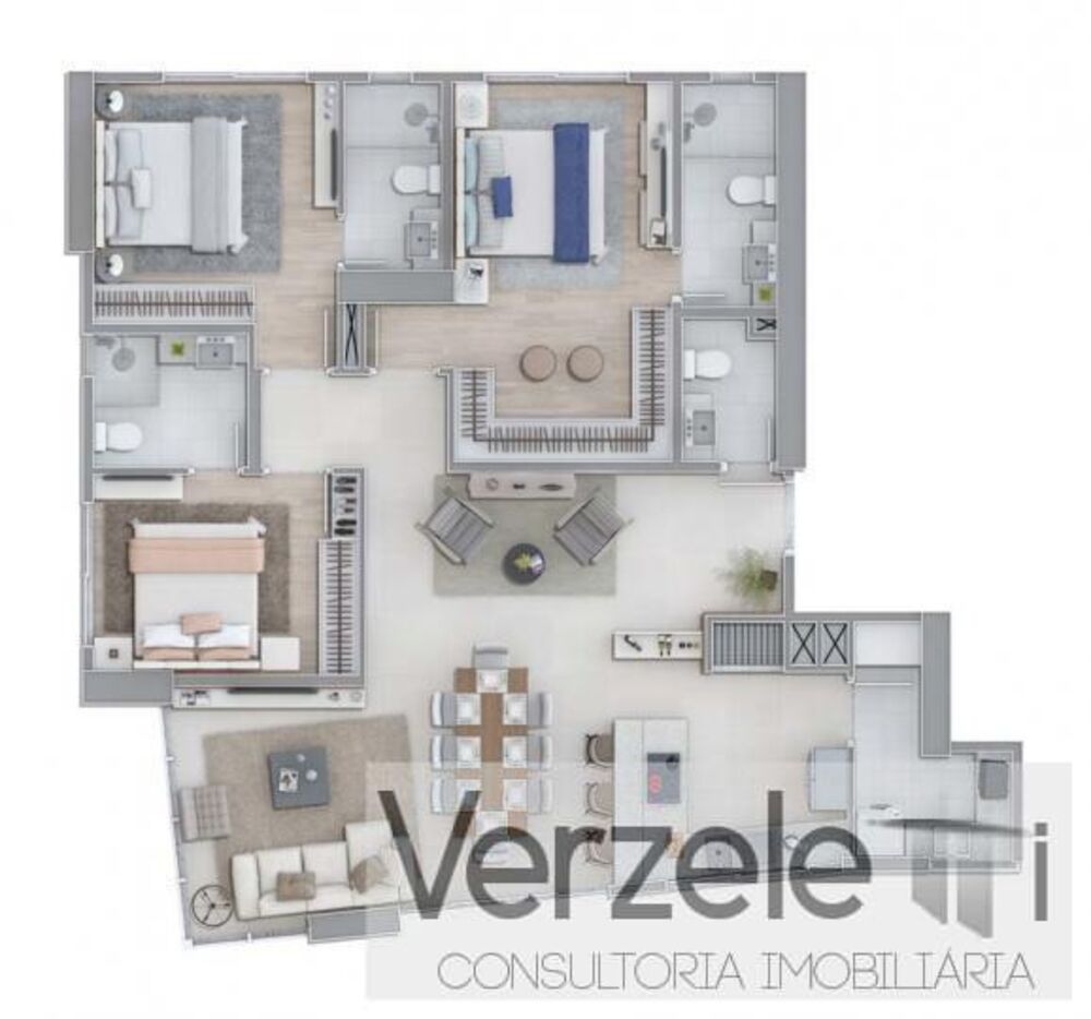 Apartamento, 3 quartos, 126 m² - Foto 4