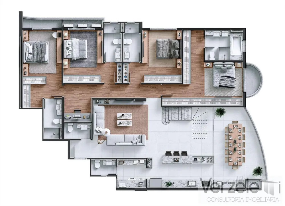 Apartamento, 3 quartos, 151 m² - Foto 11