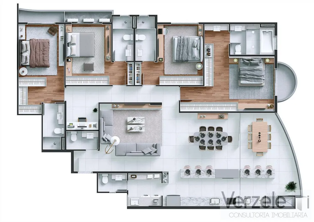 Apartamento, 3 quartos, 151 m² - Foto 5