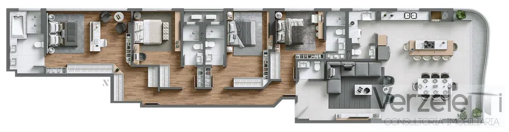 Apartamento, 3 quartos, 175 m² - Foto 6